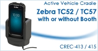 Active Vehicle Cradle Zebra TC52 / TC57